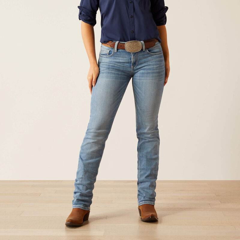 ARIAT WOMENS PERFECT RISE YARA STRAIGHT LEG JEAN