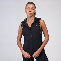 SHIRES AUBRION REACT GILET VEST WITH HOOD