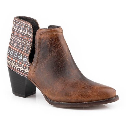 ROPER WOMENS SNIP TOE SHORTY ANKLE BOOT