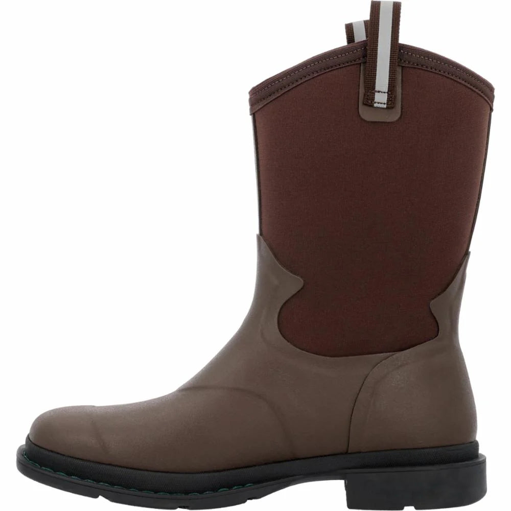 MUCK BOOT MENS CHORE WESTERN PULL ON - BROWN