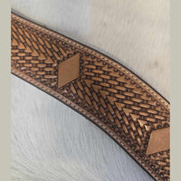 HEADSTALL & BREASTCOLLAR SET - GUNS & ROSES LIGHT OIL