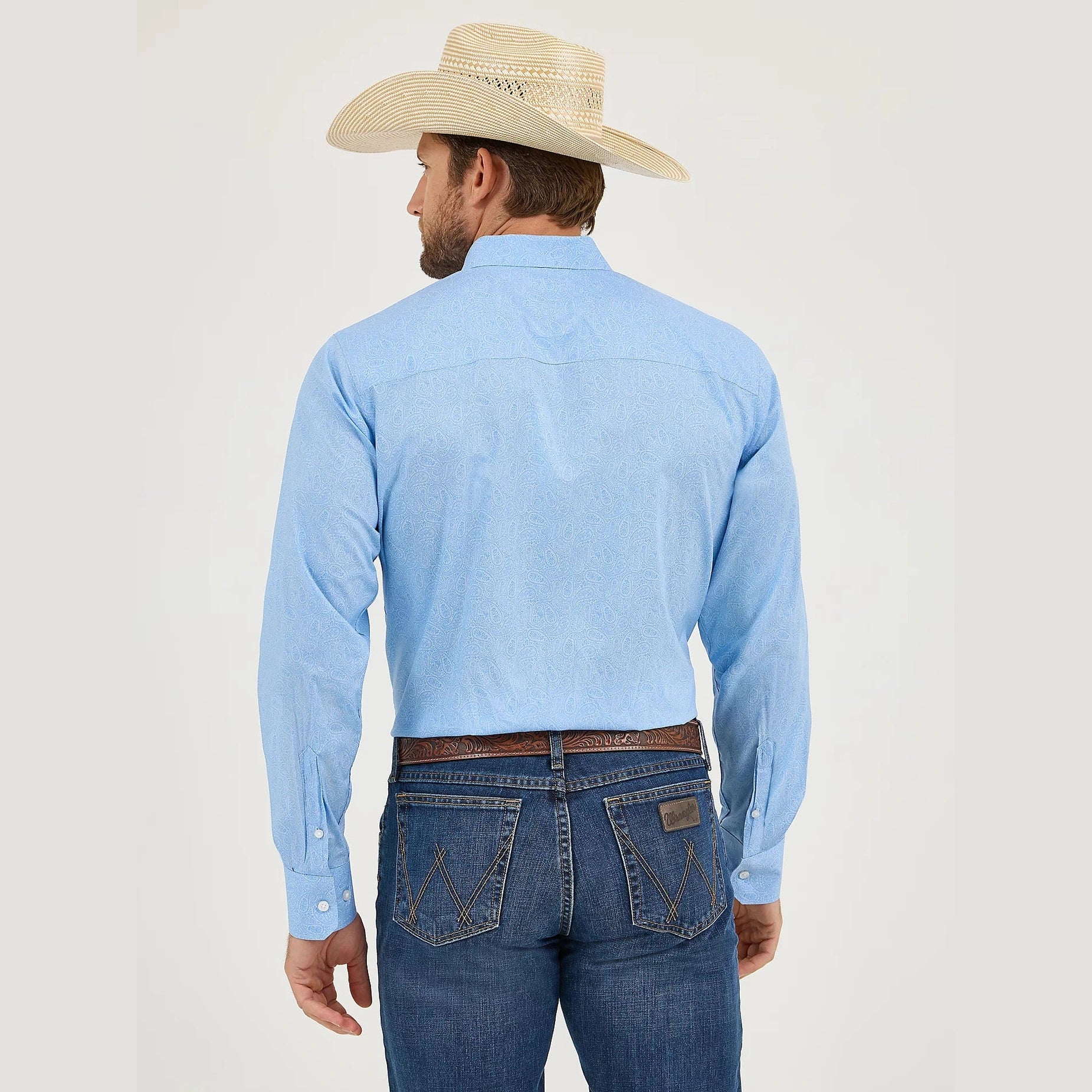 WRANGLER MENS CODY JOHNSON BUTTON DOWN SHIRT