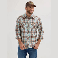 WRANGLER MENS RETRO SAWTOOTH SNAP POCKET WESTERN SHIRT