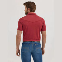 WRANGLER MENS PERFORMANCE POLO SHIRT - RED
