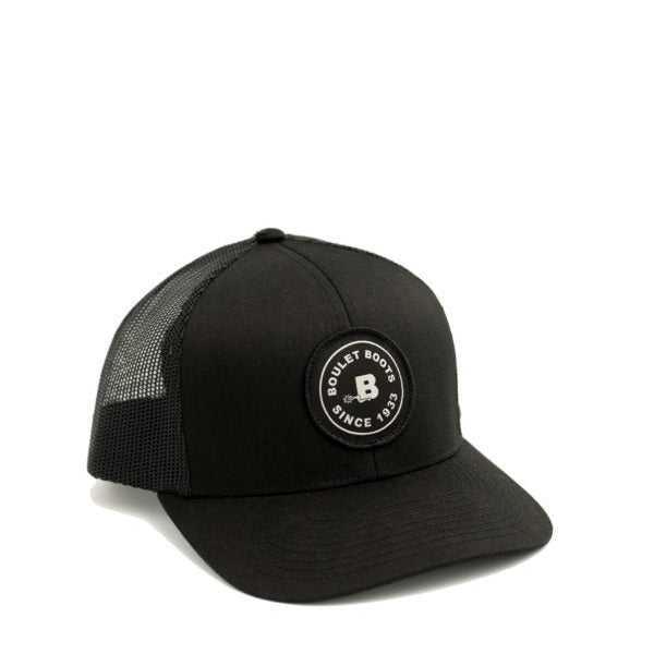 BOULET TRUCKER CAP - BLACK - BLACK MESH BACK