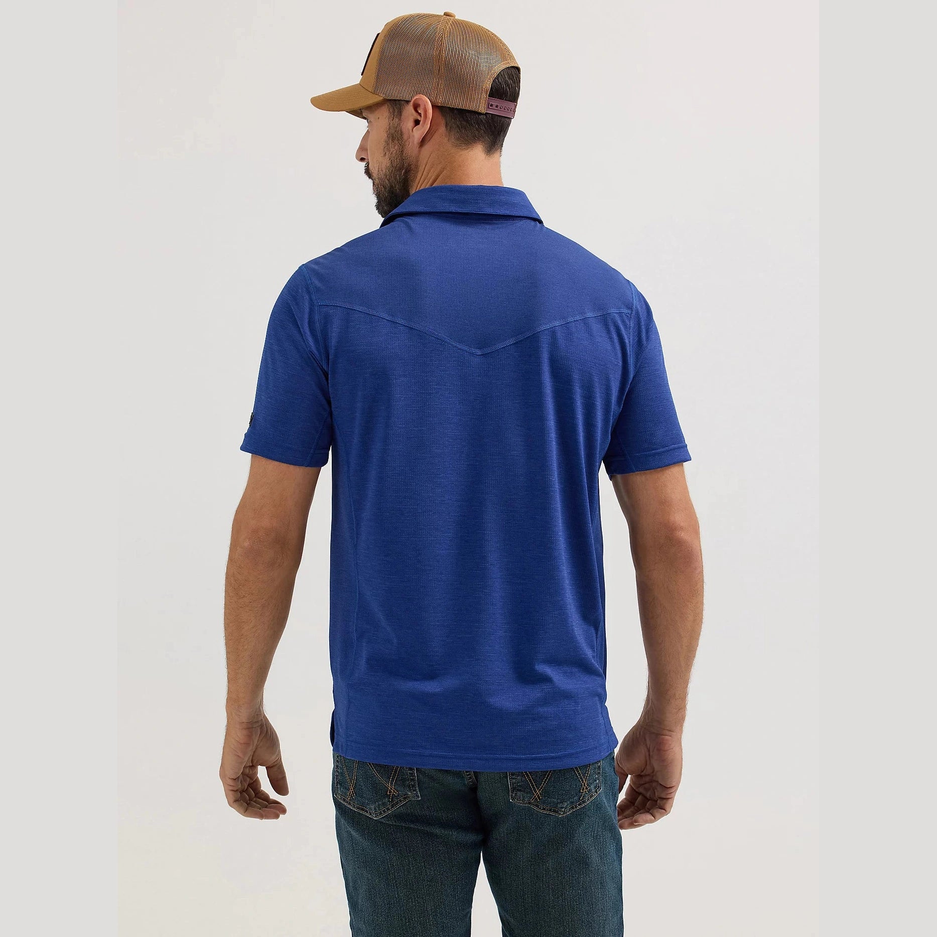 WRANGLER MENS PERFORMANCE POLO SHIRT - NAVY
