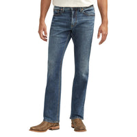 SILVER MENS JACE SLIM FIT BOOTCUT JEAN - MID WASH