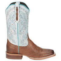 TONY LAMA WOMENS GABRIELLA CARAMEL COWHIDE