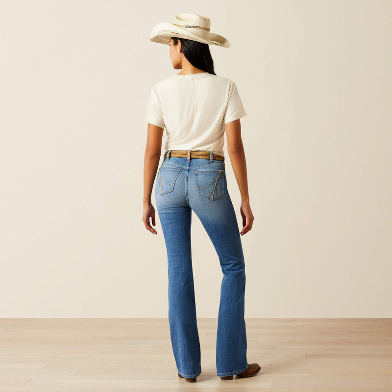 ARIAT WOMENS HIGH RISE CASSANDRA BOOT CUT JEAN - ANAHEIM
