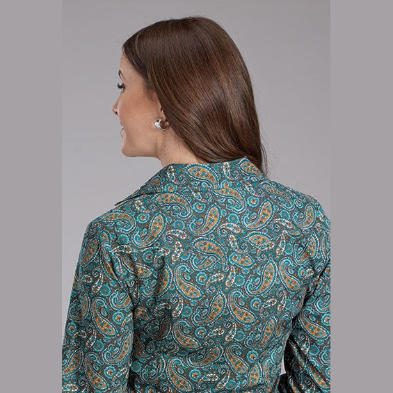 ROPER WOMENS AMARILLO SNAP SHIRT - DUSK PAISLEY