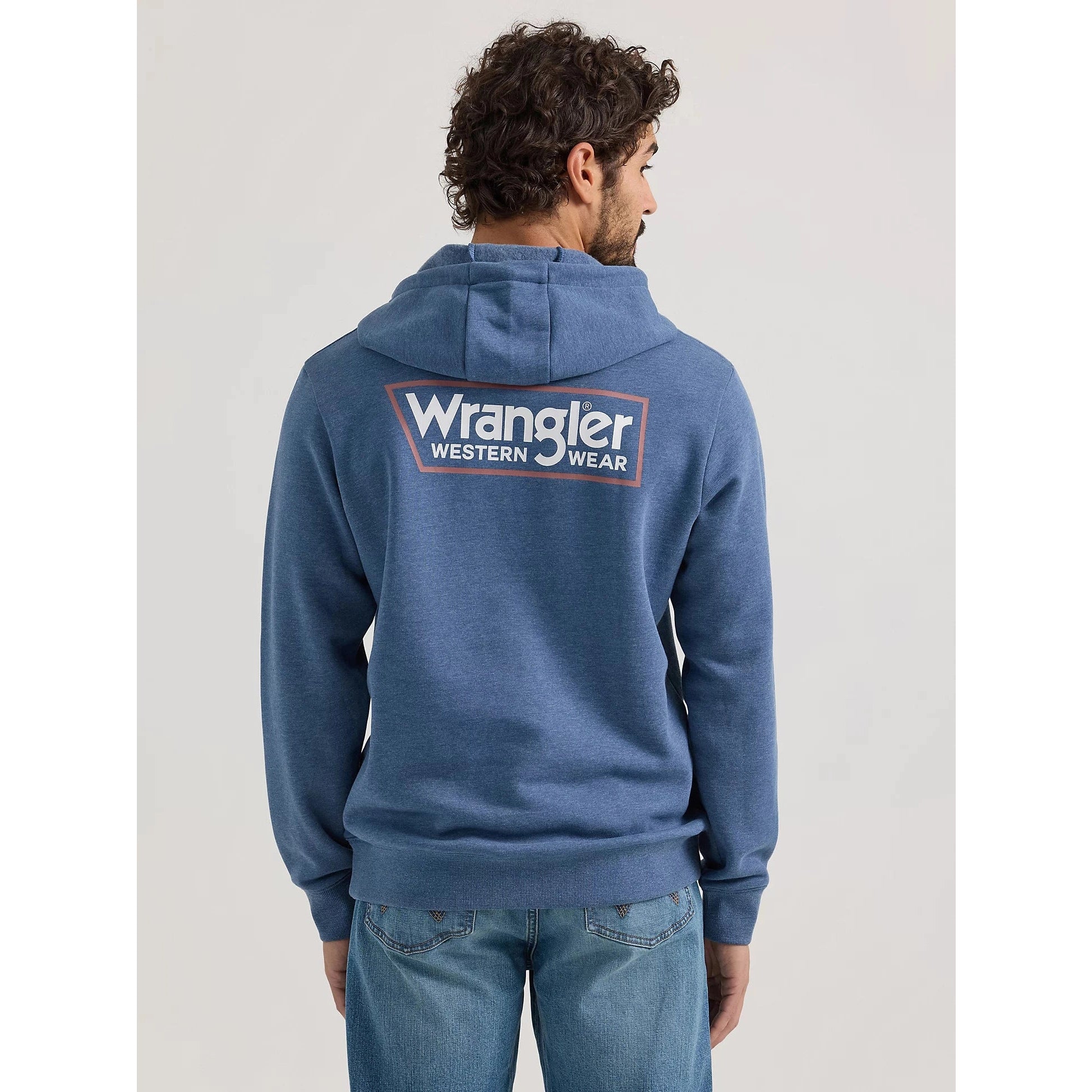 WRANGLER MENS HOODIE - DARK DENIM