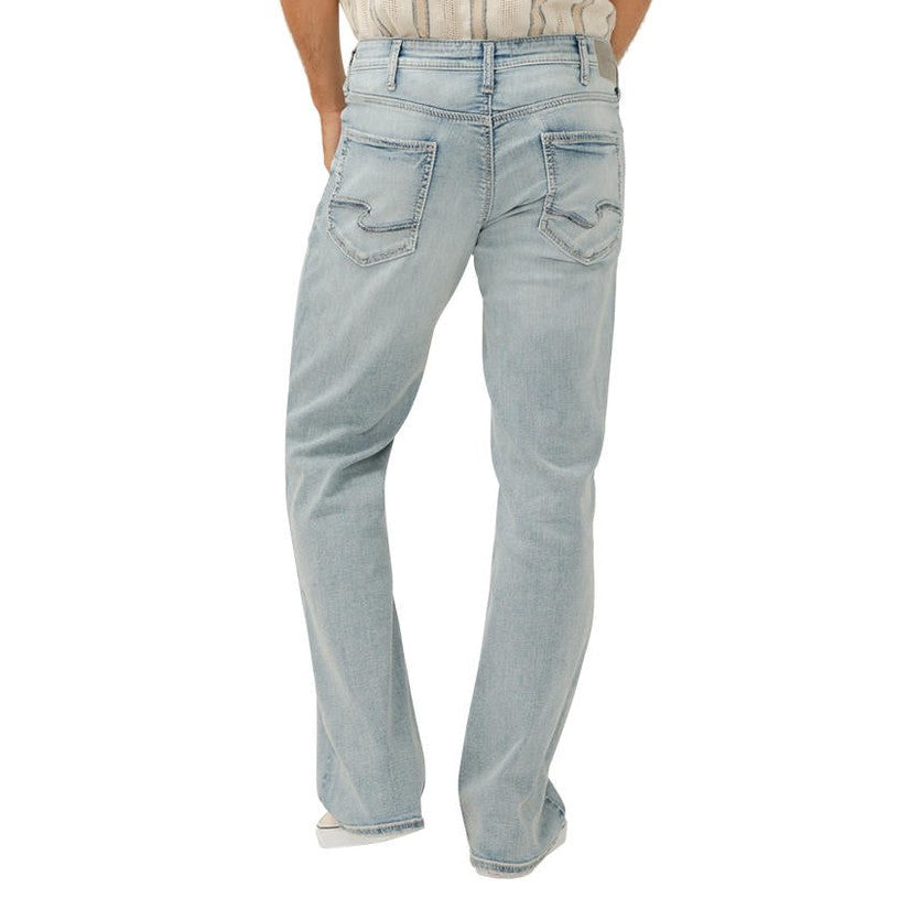 SILVER MENS ZAC RELAXED FIT STRAIGHT LEG