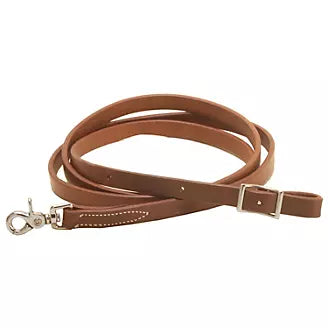 TORY LEATHER HARNESS LEATHER ROPING REINS
- 7'