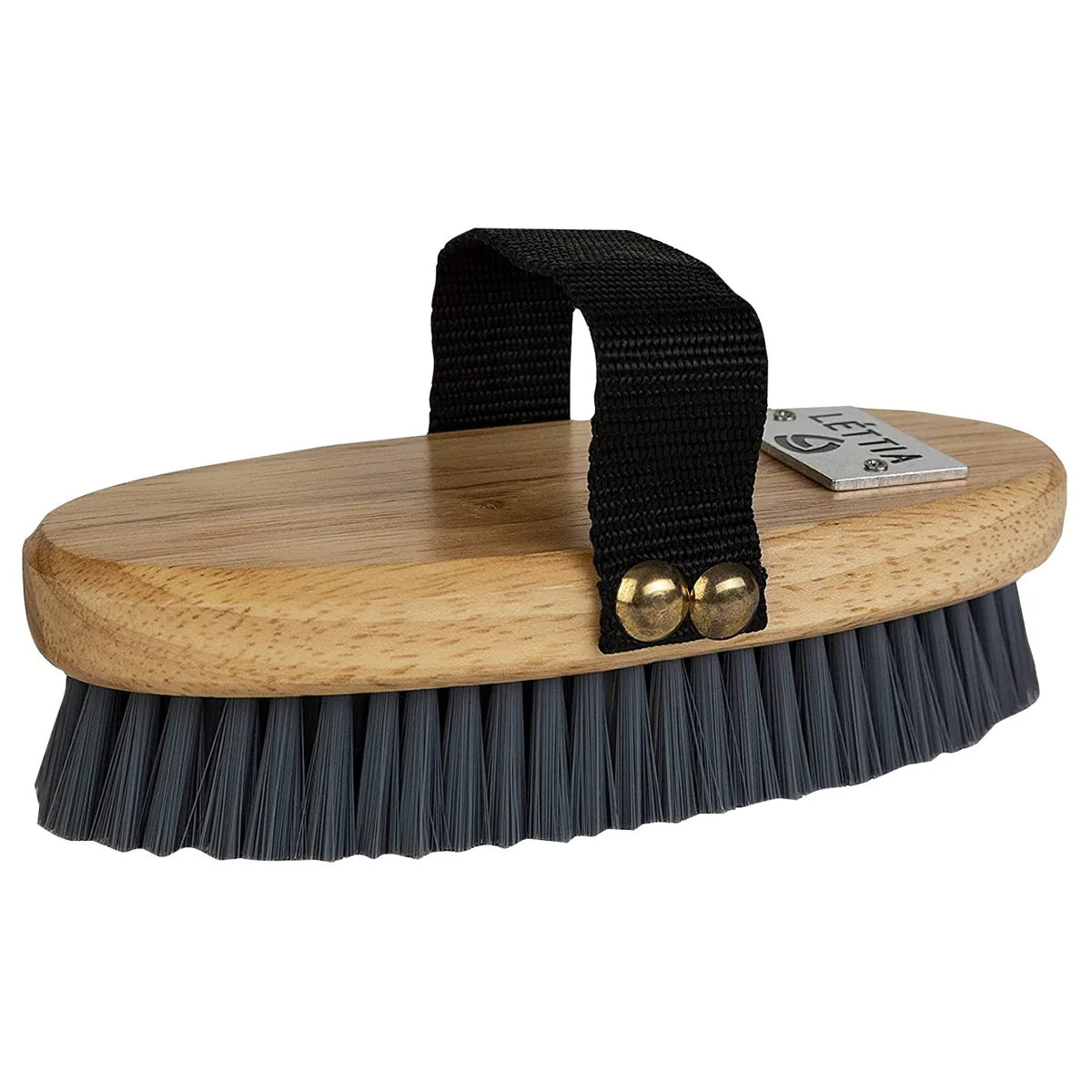 LETTIA L7 LOGO WOOD BACK BRUSH