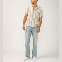 SILVER MENS ZAC RELAXED FIT STRAIGHT LEG
