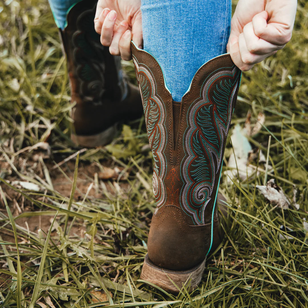 DURANGO WOMENS LADY REBEL PRO WESTERN BOOT - JUNIPER BROWN