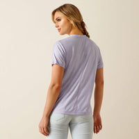 ARIAT WOMENS LAGUNA SHIRT - SWEET LAVENDER