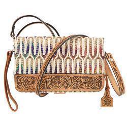 Angel Ranch Darla Collection Crossbody Clutch Multicolor
