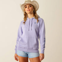 ARIAT WOMENS LOGO 2.0 HOODIE - SWEET LAVENDER