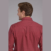 ROPER MENS PERFORMANCE ALLOVER PRINT GEO SHIRT