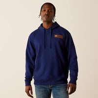ARIAT MENS WOODSHOP STACK HOODIE - NAVY