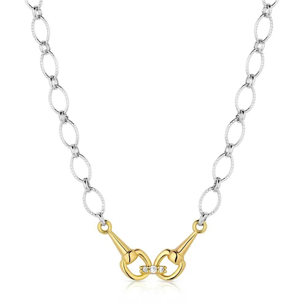 MONTANA SILVERSMITHS ENJOY THE RIDE NECKLACE