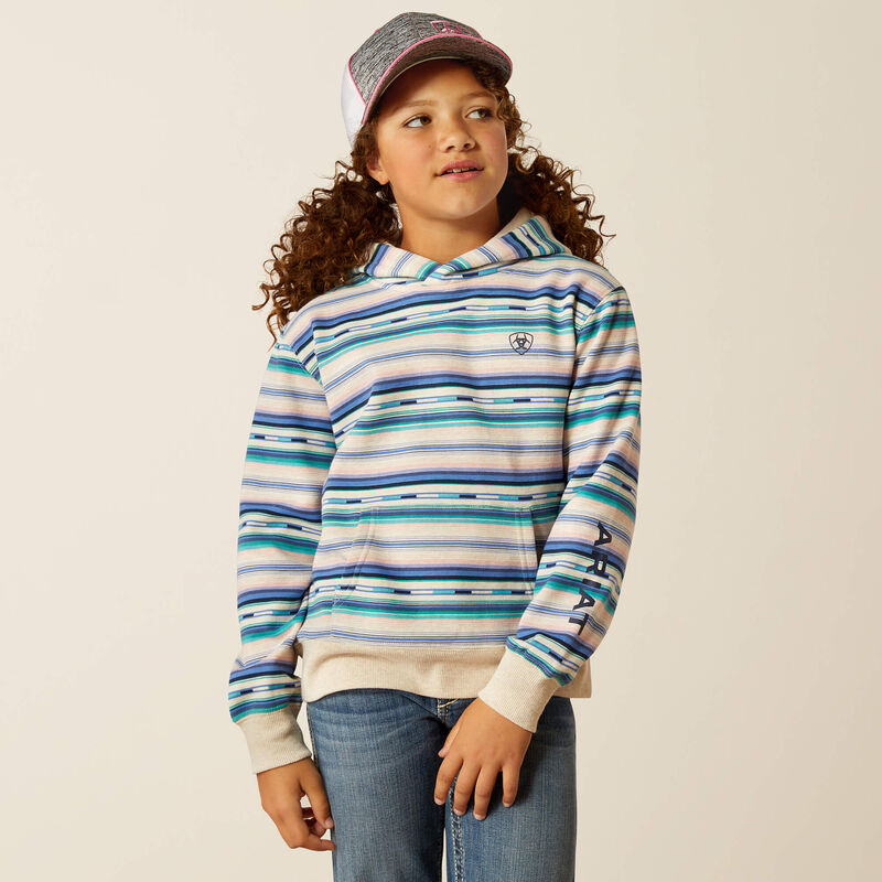 ARIAT GIRLS 2.0 HOODIE - STREAM SERAPE PRINT