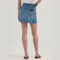 WRANGLER WOMENS RETRO BAILEY DENIM SKIRT
