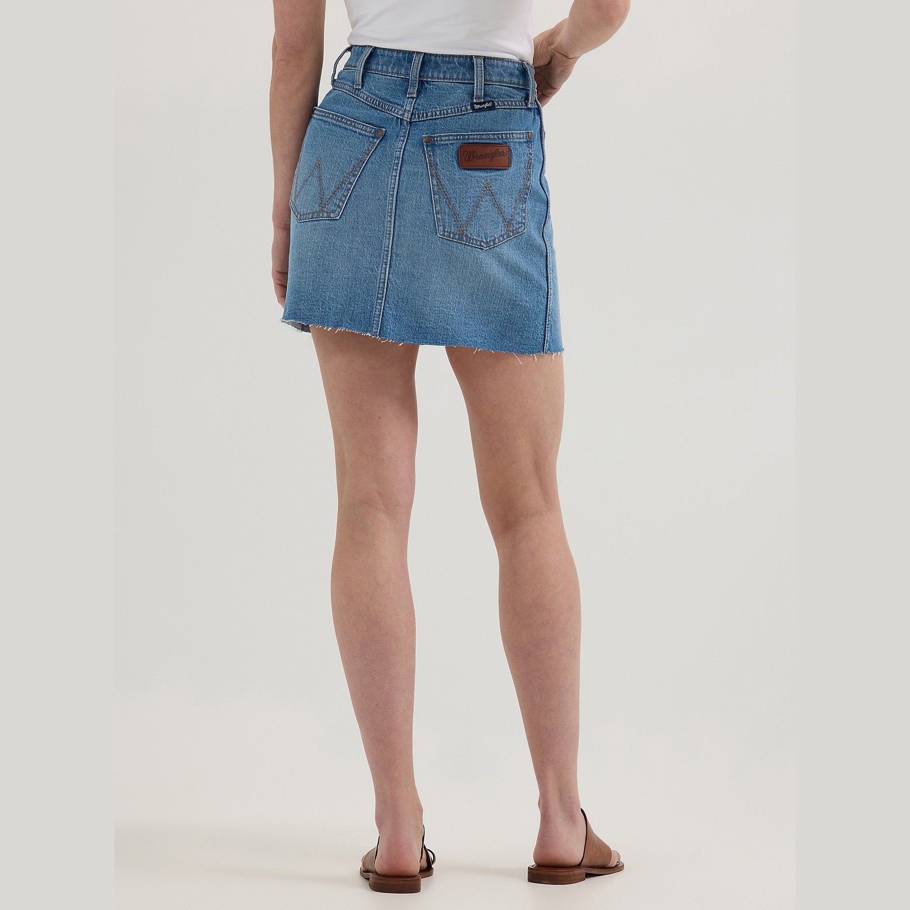 WRANGLER WOMENS RETRO BAILEY DENIM SKIRT