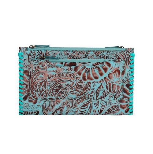 MYRA DELILAH CREEK HAND TOOLED STITCHED WALLET