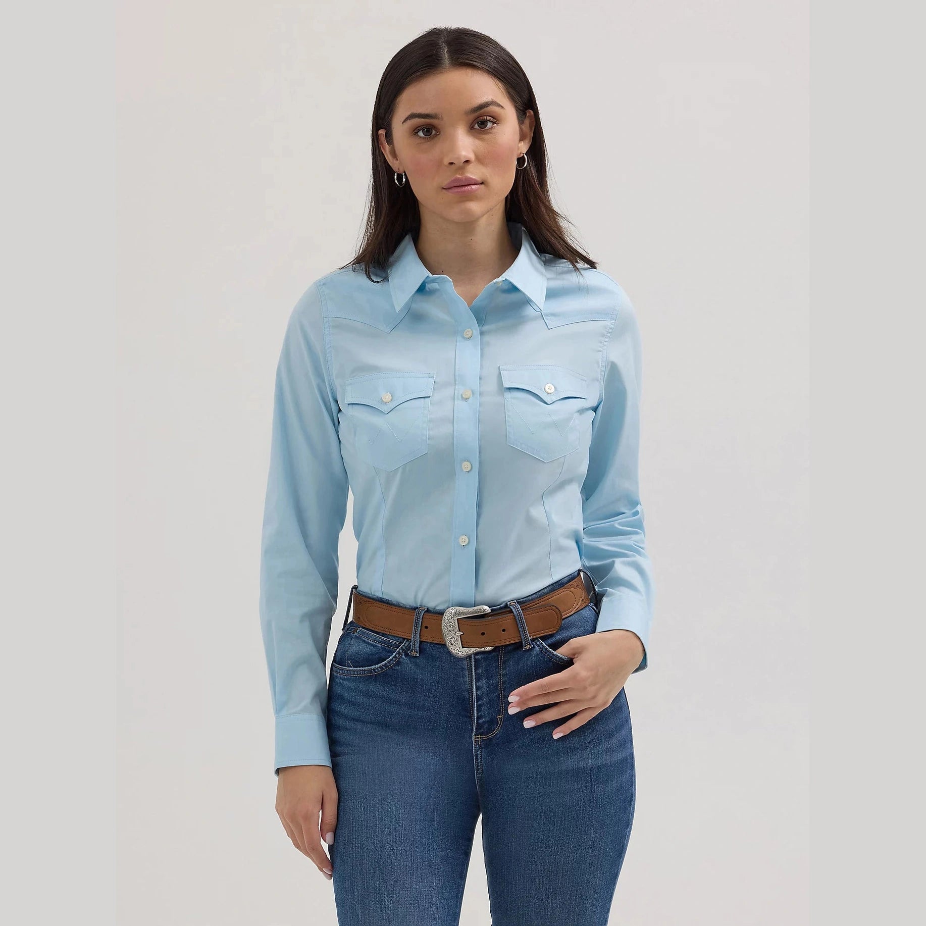 WRANGLER WOMENS WESTERN BUTTON DOWN SHIRT