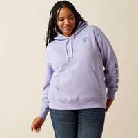 ARIAT WOMENS LOGO 2.0 HOODIE - SWEET LAVENDER