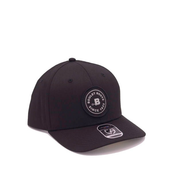 BOULET FULL FABRIC CAP -  BLACK  - ONE SIZE