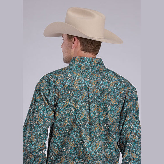 ROPER MENS AMARILLO PRINT SHIRT - DUSK PAISLEY
