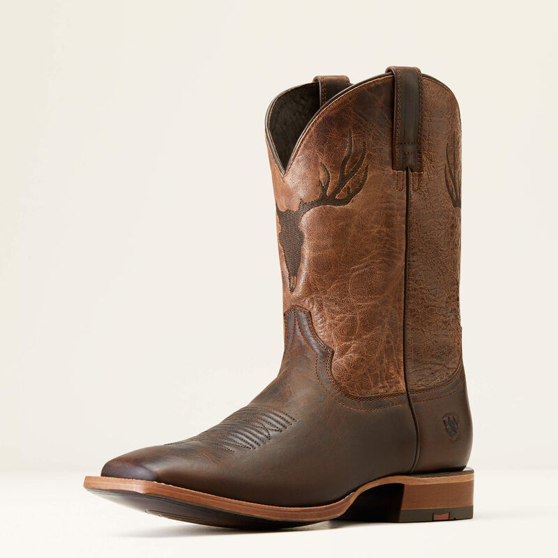 ARIAT MENS CROSSHAIR COWBOY BOOT - DARK WHISKEY