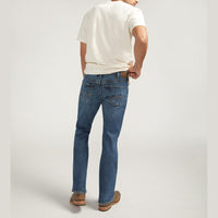 SILVER MENS JACE SLIM FIT BOOTCUT JEAN - MID WASH
