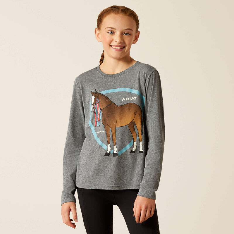 ARIAT GIRLS CHAMPION PONY TEE