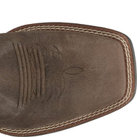 JUSTIN MENS CANTER SHADOW GREY WATER BUFFALO WESTERN BOOT