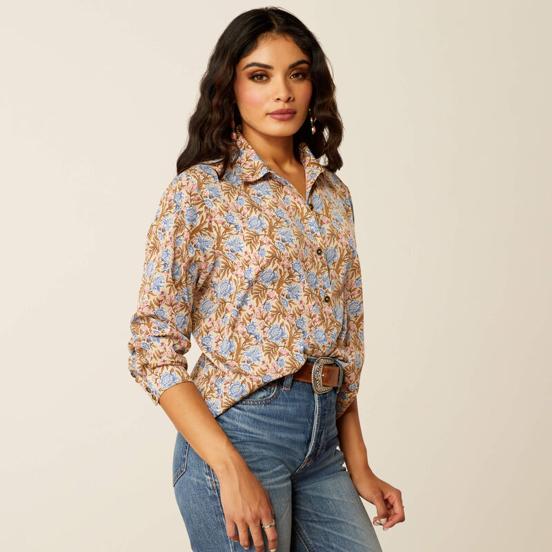 ARIAT WOMENS HOMESTYLE SHIRT - PRAIRIE FLORAL