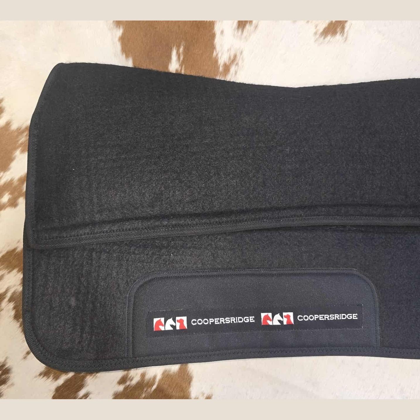 COOPERSRIDGE WESTERN SADDLE PAD - BLACK