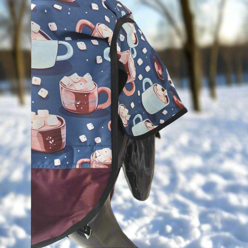 *LIMITED EDITION* HOT COCOA BURGUNDY BOTTOM 1200D - 200G REGULAR NECK TURNOUT