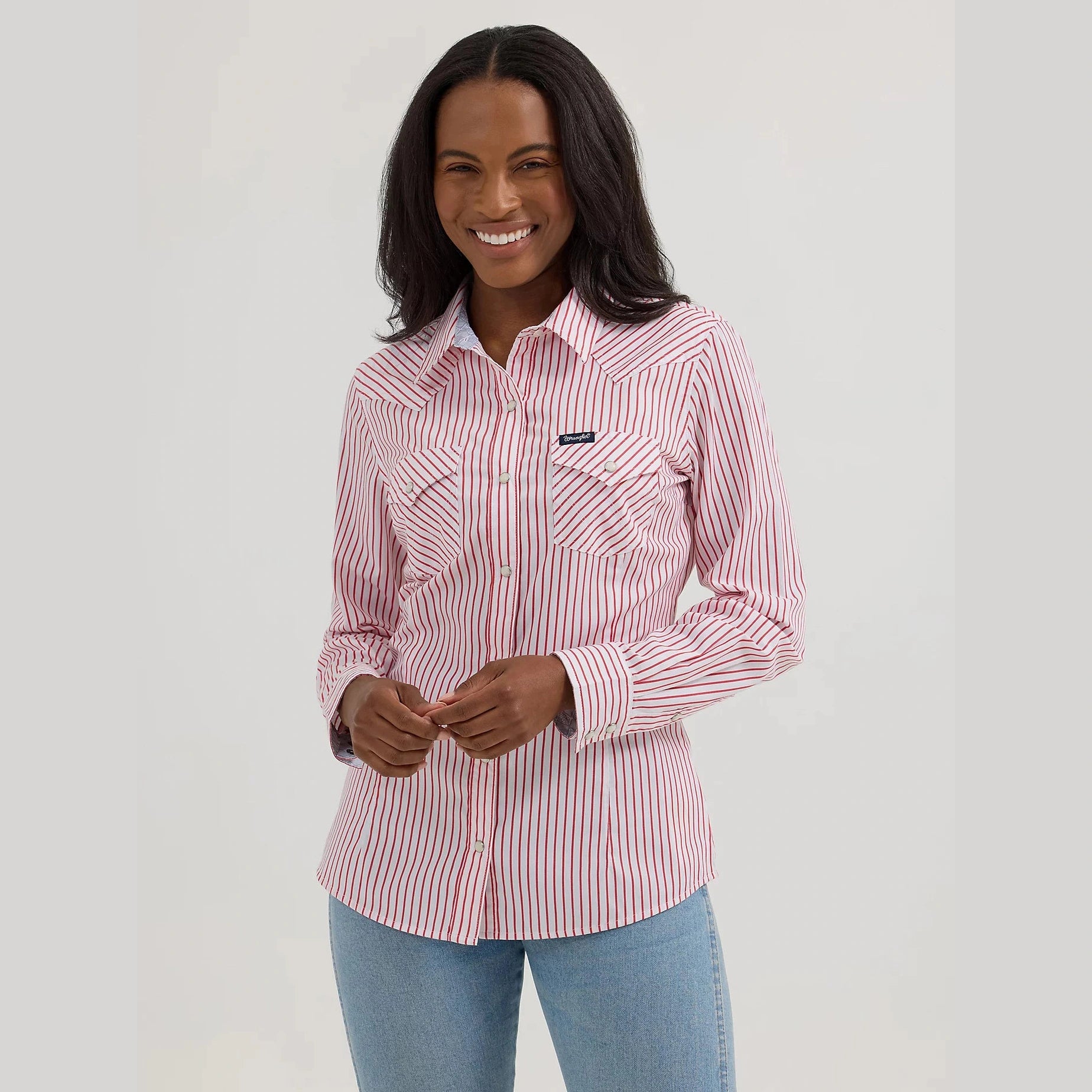 WRANGLER WOMENS ALL OCCASION WESTERN SNAP SHIRT