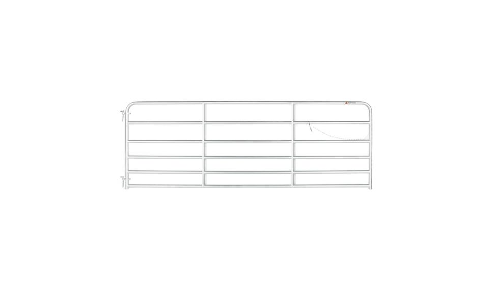 Galvanized Gate 12FT SCRATCH AND DENT