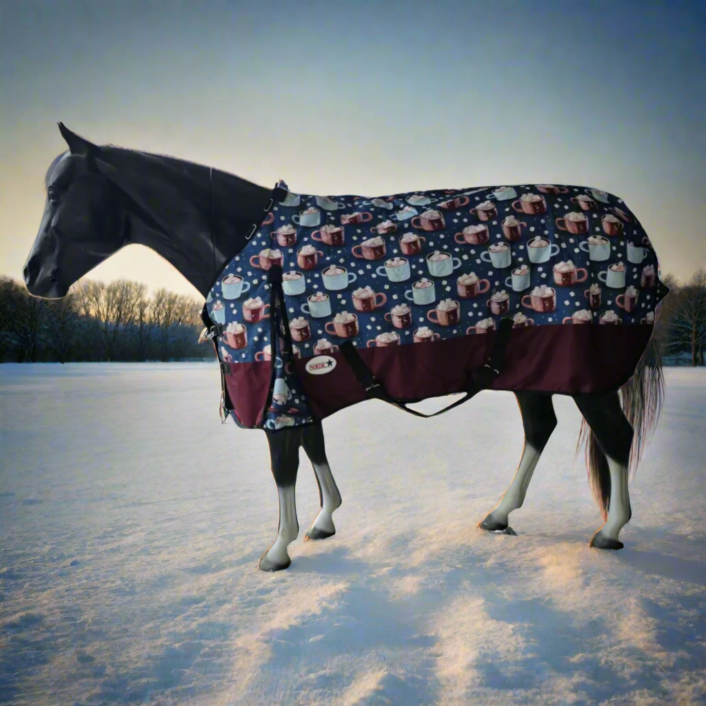 *LIMITED EDITION* HOT COCOA BURGUNDY BOTTOM 1200D - 200G REGULAR NECK TURNOUT