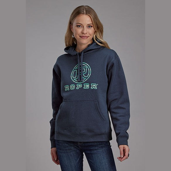 ROPER WOMENS HOODIE  - NAVY BLUE
