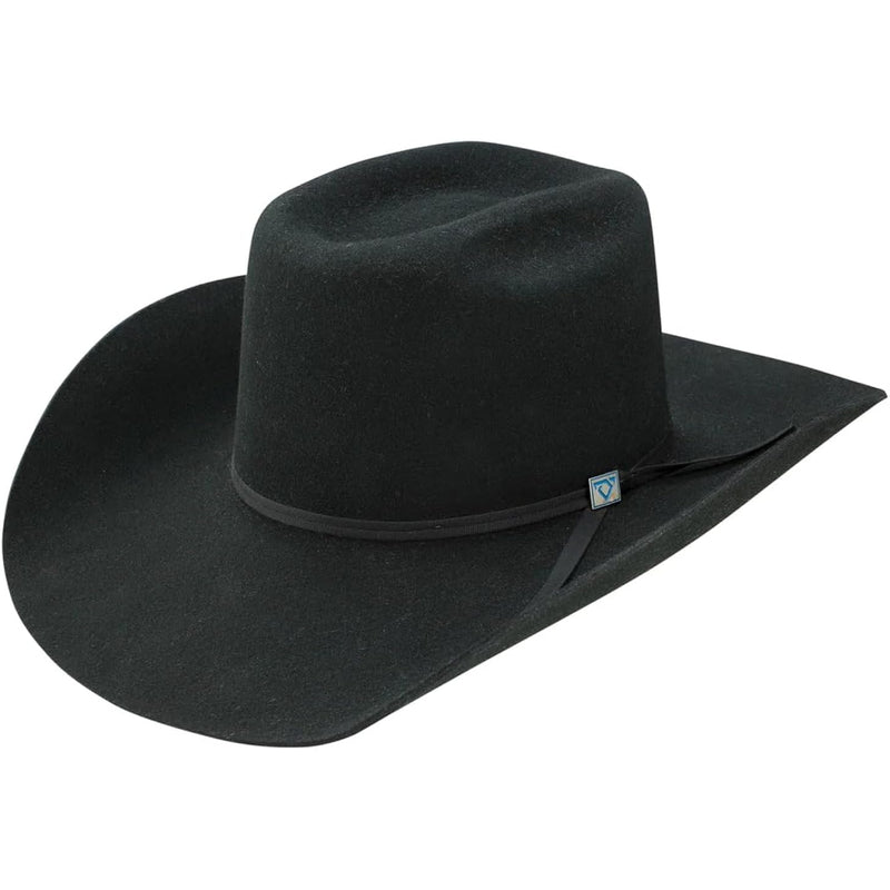 RESISTOL 9TH ROUND COWBOY HAT - BLACK