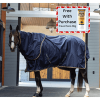 ASKER RAIN SHEET & NECK SET - NAVY/GREEN