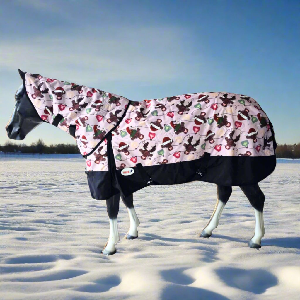 *LIMITED EDITION* MOO COW BLACK BOTTOM 1200D - 200G DETACH-A-NECK TURNOUT