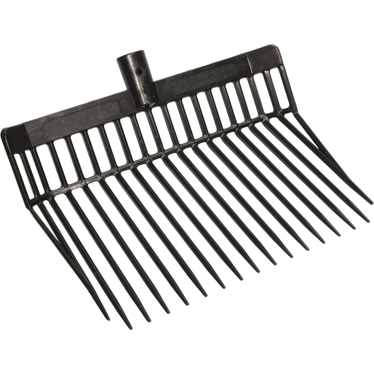 MANURE FORK END -BLACK