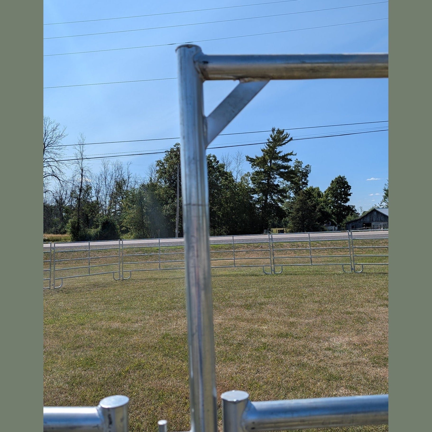 BORDER 4' walkthrough gate GALVANIZED